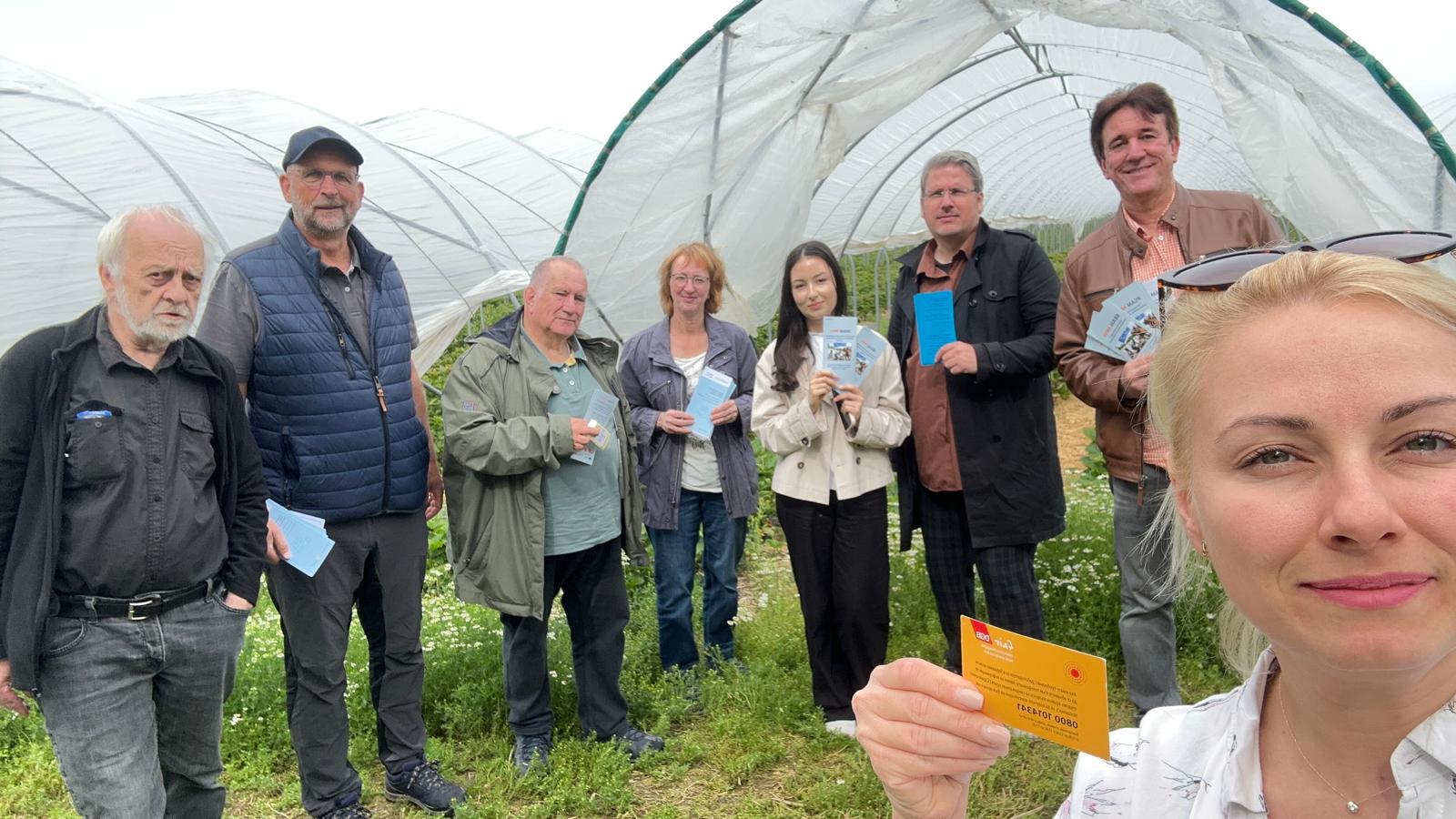 Erntehelfer-Aktion im Kreis Heinsberg (c) Stanimir Mihaylov - Arbeit und Leben NRW
