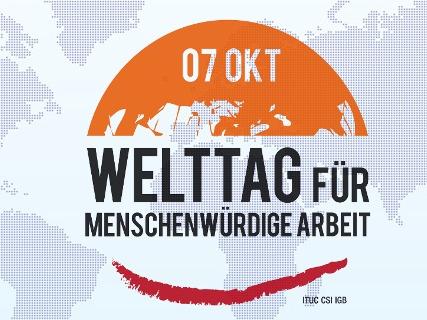 Welttag der menschenwürdigen Arbeit